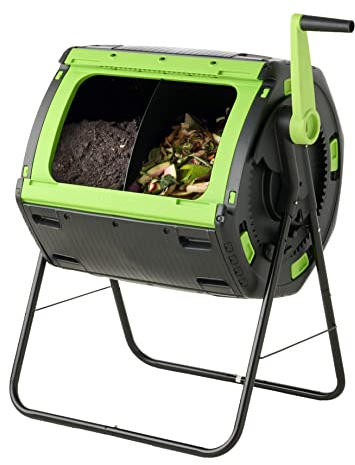 Maze 180 Litre Compost Tumbler - Outdoor Composting Bin