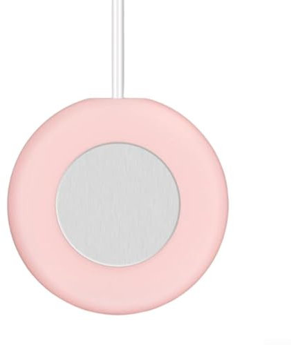 Hasaller Gravity Switch Coffee Tea Heating Pad Thermostatic Cup Warmer Portable Beverage Warmer Electric USB Mug Heater Plate Mug Heater Desk Mug Warmer Drink Cup Mat Tea Coffee Mug Heater(Pink)