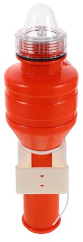 BESPORTBLE Luz Flotante autoiluminada luz de Marcador de aro Salvavidas de Senderismo autoencendido de Marcador de Seguridad de Emergencia Personal de Emergencia Red