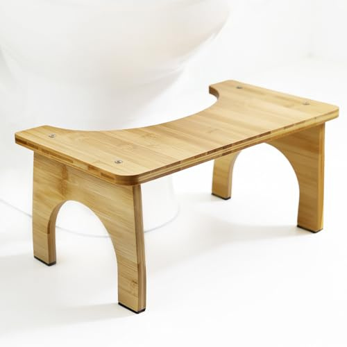 HA BIN Tabouret de Toilette pour Adultes et Enfants, Tabouret WC pour Une Position Naturelle et Une Meilleure Digestion, Klohocker pour Salle de Bain Ergonomique