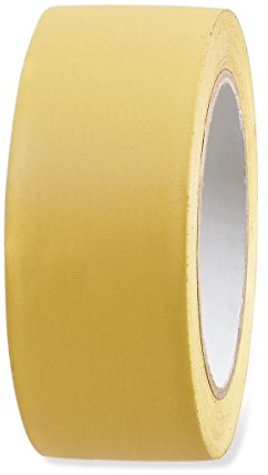 36x Putzerband PVC Schutzband gerillt Gelb 50mm x 33m Putz Abklebeband außen