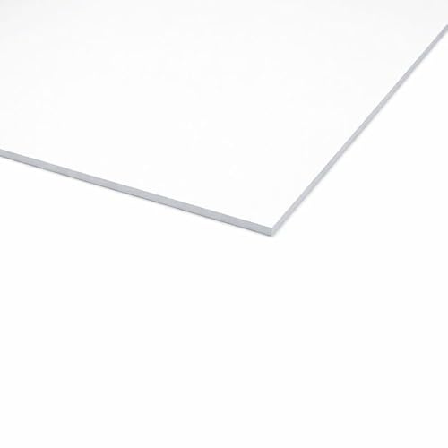 Plaque PVC expansé blanc Blanc, ep.10 mm, l.100 cm, L.200 cm