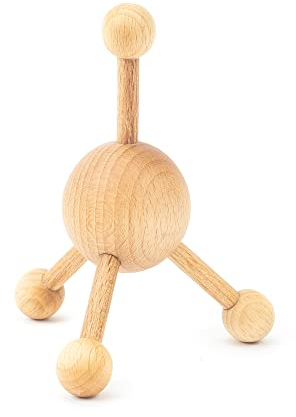 Tuuli Accessories Trigger Point Massager Massager Massage Spider Back Neck Shoulder Made of Wood