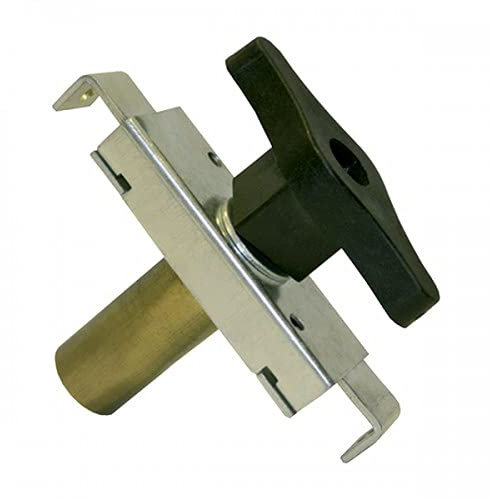 DOJA Industrial | Cerradura Basculante Puerta Garaje | Tamaño Cilindro 100 | 1 Unidad | Acero Galvanizado | Cerraduras para Puertas con Manilla | Interior | Puertas de Trastero, Garage