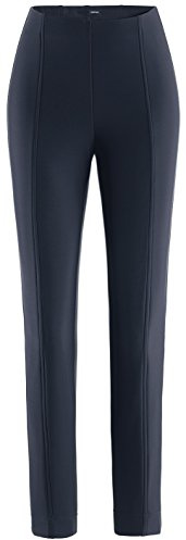 Stehmann, Iselle-720, stretchige schmale Thermo-Damenhose (42, Marine)