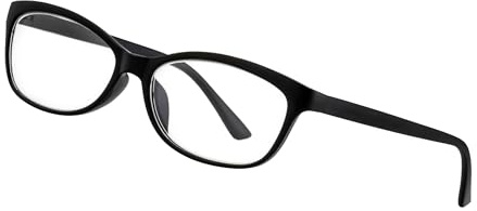 LEXXOO - Stylische Lesebrille mit Federscharnier in +2,0 Dioptrien in Schwarz - Klare Sicht dank hochwertiger Gläser – Leichtes und modernes Design - Fertiglesebrille für angenehmes Lesen und Arbeiten