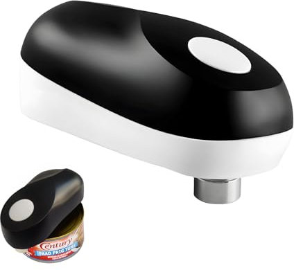 Electric Can Opener, Tin Opener Hand Free with Smooth Edge Cut, 360° One Touch Automatic Can Opener with Auto Off, Electric Tin Openers for Arthritic Hands and Can Be Easily Opened for Kitchen