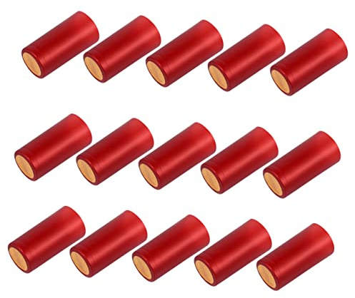 Ipetboom Capsule Pezzi Rosse Termorestringenti 100 per Bottiglie di Vino | Plastica, Effetto Sigillo Professionale, Linguetta a Strappo per Rimozione Facile, per Ristorante e Enoteca