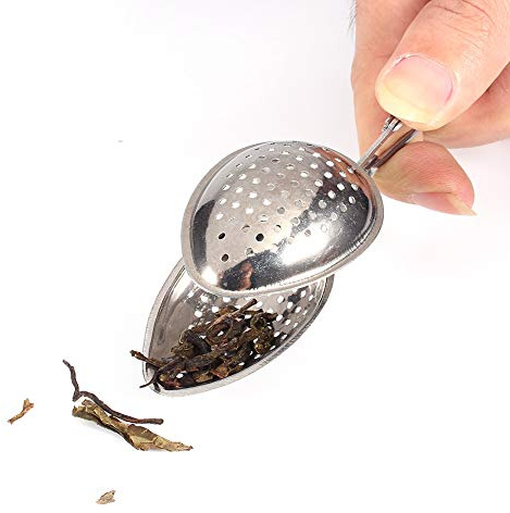 Xiuganpo Infusor de té de Acero Inoxidable, Colador de Hojas, Difusor de Filtro, Mini Pinza para Sala de Estar