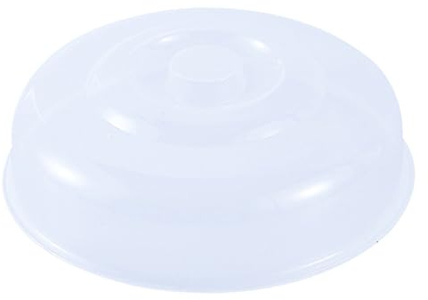 Peosaard Copertura per microonde, Copertura antischizzi per microonde, Cibo Rotondo da 8'' con Prese d'Aria per Il Vapore Coperchio paraschizzi Senza BPA con Impugnatura Facile da impugnare, Piastra
