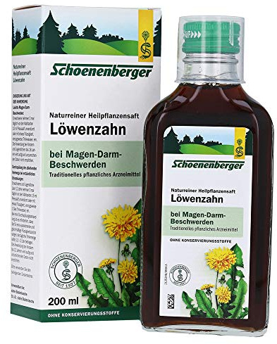 Schoenenberger Bio Natura puro Pianta Medicinale succo dente di leone (1 X 200 ML)