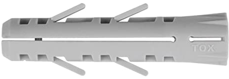 TOX Spreizdübel Barracuda 10 x 50 mm, Dübel für Vollbaustoffe, 100 % Nylon, 50 Stück, 013100081
