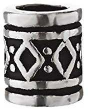 NKlaus hair jewellery beard bead curly bead FYRKAR viking style 925 sterling silver 6474