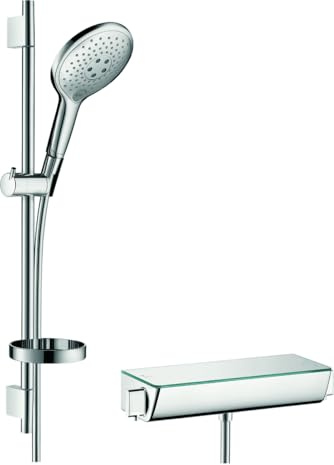 hansgrohe Raindance Select S Combi douche S 150 3 jet avec barre 65 cm/Ecostat Select, chromé, 27036000