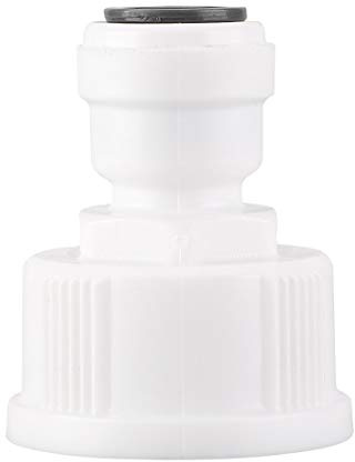 uxcell 3/4 Inch BSP Female To 3/8 Inch OD Straight Quick Connect Water Purifiers Tube Fittings Push in To Connector Filter Tubing Hose Pipe Joint for RO Reverse Osmosis System