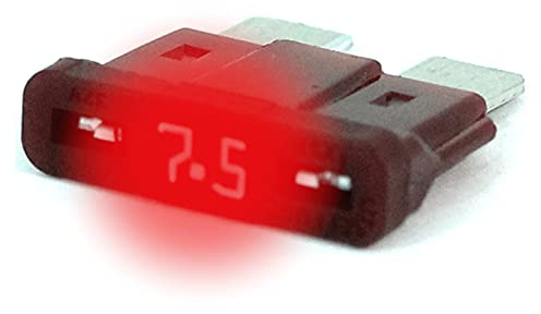 LED-Status KFZ Auto ATO Sicherungen Flachsicherungen, TFTL0, Set, 3A 5A 7,5A 10A 15A 20A 25A 30A 35A 40A, Stromstärke:07.5A Ampere