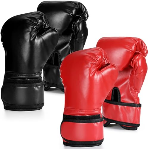 Arrowbash 2 Pair Boxing Gloves for Kids Youth 6oz Boxing Gloves Wrestling Gloves Sparring Equipment for Boxing Taekwondo Kickboxing Muay Thai BJJ Karate Training