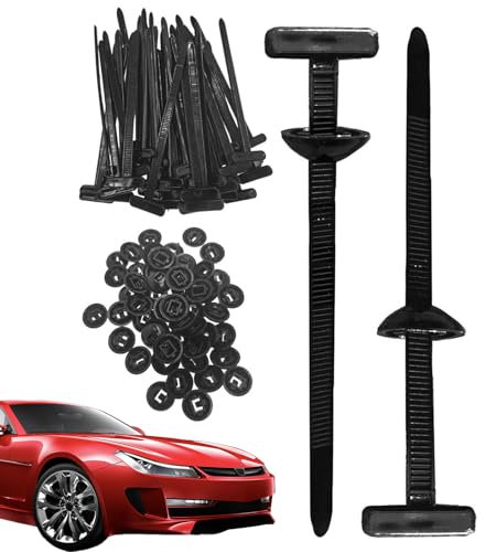 Cable Tie Buckle Para Reparación - 100X Soportes para Bridas de Nylon | Hebilla de Nylon, Sujetador Multipropósito de Alta Resistencia para Reparaciones Diarias en Máquinas y Automóviles