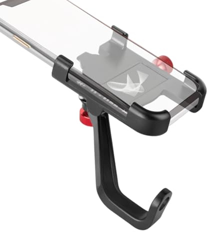 Sghtil Supporto per telefono per bicicletta | Supporto per smartphone per moto elettrica tutto terrestre, rotazione a 360°, antiscivolo, accessorio per navigazione, bicicletta da strada
