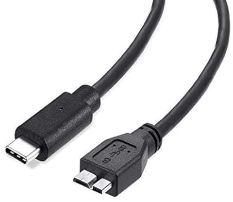 USB C cable for Portable Hard Drive/SSD - Compatible with Western Digital, WD, Seagate, Lacie, Samsung, Sandisk, Toshiba, Crucial - Camera and more - Type C to Micro B - Length: 50cm
