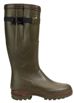 Aigle PARCOURS 2 ISO – Men's insulated anti-fatigue boots, cold protection | Premium rubber, adjustable buckle | Ultra-grip, non-slip triple-density sole | 100% waterproof | Made in France