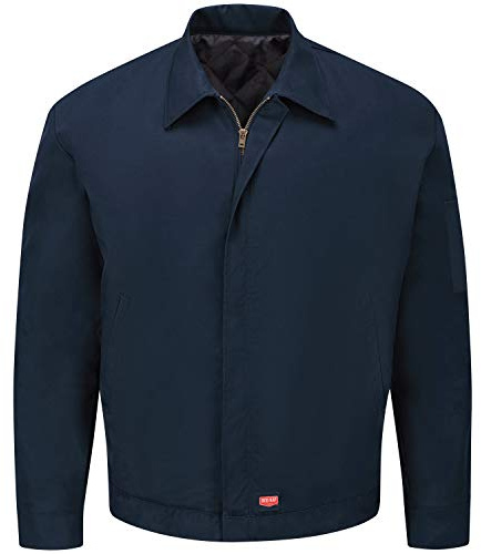 Red Kap Men's Performance Crew Jacket, Navy, Medium
