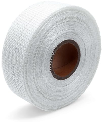 AIMEKE Ruban à Joints Autoadhésif 5 cm × 90 m Ruban à Mailles en Fibre de Verre pour Fissures et Trous