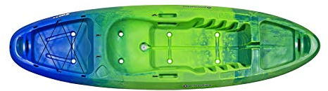 perception Kayaks Zip 9.5 | Sit on Top Kayak for All-Around Fun | Stable and Fast | Rear Storage with Tie Downs | 9' 6 | Earth