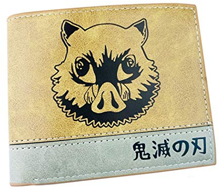 WANHONGYUE Demon Slayer: Kimetsu no Yaiba Anime Kunstleder Geldbörse Kurze Brieftasche Bifold Kartenhüllen Herrenbörse / 6