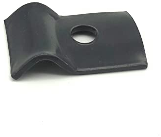 Zaun Befestigung Maschendraht Doppelstabmattenzaun Klemme Spanndraht Halter 10x (Anthrazit) ohne Schraube