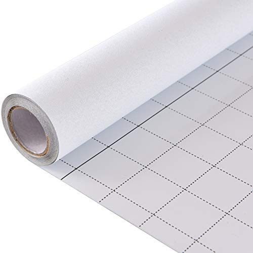 VELIMAX White Blackout Window Film, 100% Light Blocking Window Cover, Opaque Window Static Cling Vinyl, Privacy Film for Glass Windows, Sun Blocking Window Films Non Adhesive, 17.7in x 59in