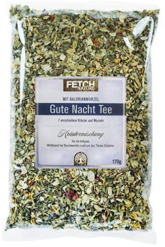 FetchNature | Gute Nacht Tee Mischung | Entspannungs-Tee | bei innerer Unruhe | Nervosität | Anspannung | Schlaf-Tee