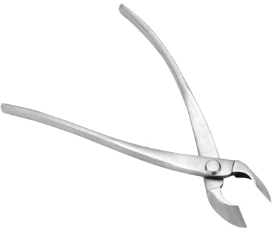 QWORK® Edelstahl Konkaver Schneider - 21 cm - für Bonsai-Gabelzweige