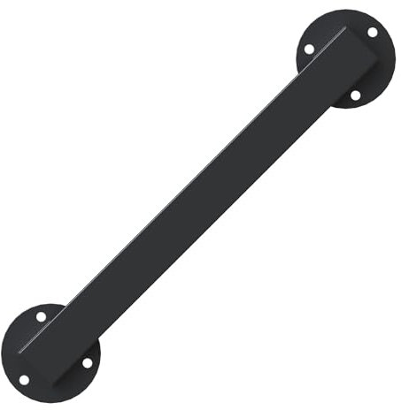 ONLT Pasamanos de escalera de hierro forjado para interiores y exteriores, poste de apoyo para barandillas de escaleras para niños mayores, reposabrazos antideslizante,30cm