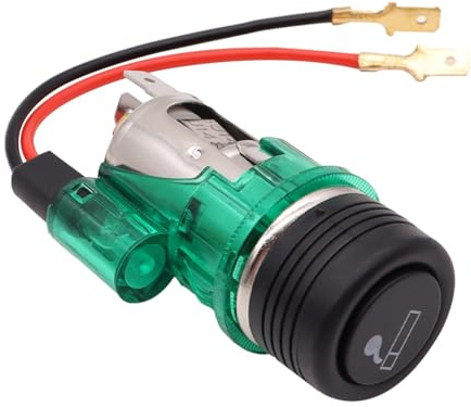 Namvo Car Cigarette Lighter Socket Plug Assembly,Cigarette Lighter Plu-g and Socket Fits for DC 12V Universal Vehicle Marine Boat Motorcycle Tractor