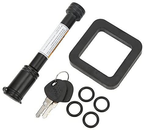 Set di Blocco del Perno del Ricevitore per l'autostop per Trailer Universale, con Kit di Accessori Completo, Design Robusto e Protettivo, Caratteristiche Riduzione Rumore e Sicurezza Avanzata
