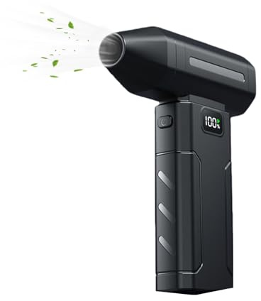 Qfdiwr Soplador De Aire para Polvo,Ventilador de Limpieza de Polvo de Alta Velocidad Recargable 6000mAh - Soplador De Aire Portátil para Electrónicos | para Oficina Apartamento Electrónicos Coche