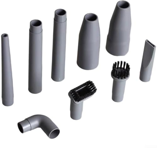 Kit di attrezzi per aspirapolvere, 9 pezzi, con ugello a spazzola e accessori per fessure per tubo da 32 mm e 35 mm, progettato per raggiungere spazi ristretti e pulire la tappezzeria