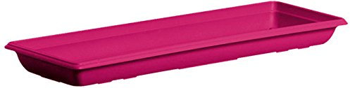 Poetic SPRI40FU Prisca 40 Soucoupe Jardinière Plastique Fuchsia 35 x 16 x 4,2 cm