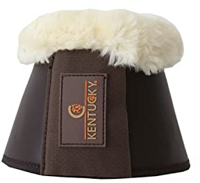 Kentucky - Sprungglocken braun Leder Lammfell braun XL