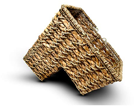 Trademark Innovations 13 Braided Rope Storage Stair Basket with Handles