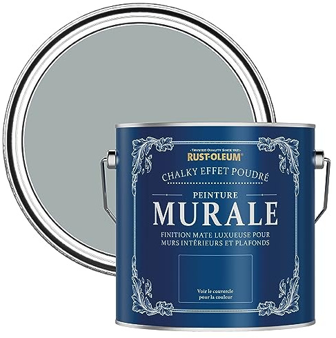 Rust-Oleum Grey Matt Emulsion Wall Paint - Mineral Grey 2.5L