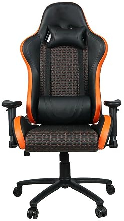 EESHHA Bürostuhl Gaming-Stuhl, ergonomischer Bürostuhl mit Kopfstütze und Lordosenstütze, 90°-170°-Liegestuhl, Gaming-Stuhl mit Fußstütze, Racing-Computer-Schreibtischstuhl