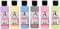 Pastell-Kreidefarben-Set für Kinder und Erwachsene. 6 Farben je 60ml. Hochpigmentierte und deckende Malfarben für Leinwand, Holz, Stein, Papier, Metall. (Chalky-Kreidefarben)