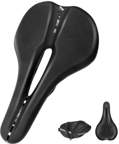 Flintronic Fahrradsattelbezug, Sattelkissen für Fahrrad, Fahrradsattel Überzug, Weich und Bequem, mit Regenschutz, für Damen & Herren, für Mountainbike, Rennrad