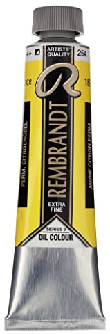 Talens Rembrandt - Excelentes colores de pintura al óleo - 40 ml - 254 Amarillo limón permanente