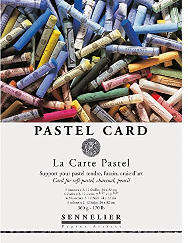 Sennelier La Carte Pastellblock, 22,9 x 30,5 cm, mehrfarbig