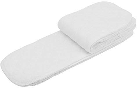 Windel Liner Tuch Windel 10 STÜCKE Weiche Atmungsaktive Baby Kleinkind Baumwolle Moderne Baumwolle Windel Einlagen für 0-2 Jahre alt(3 Ebenen einfügen)