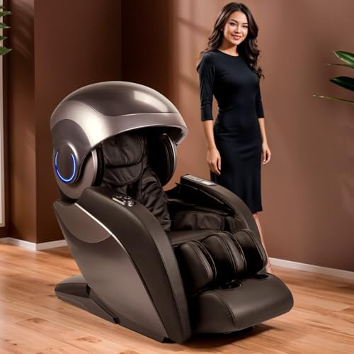 GLOBAL RELAX® | Kronos Fauteuil de Massage 5D Édition Limitée | Noir | Pressothérapie I Aromathérapie I Luminothérapie I Thermothérapie I Son Bluetooh 3D | Gravité Zéro I Espace Zéro