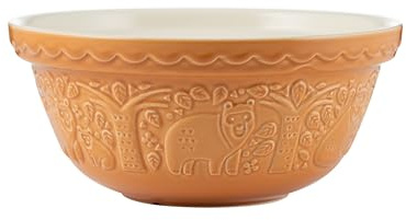 Mason Cash In The Forest S24 Ockerbär Rührschüssel 24cm, 2.5 Liter, Keramische Konstruktion, Rustikal